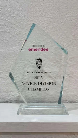 Oceania Nail Championships trophy