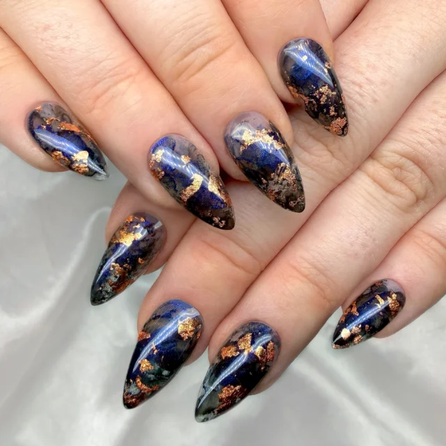 Smokey inky blue 🖤✨